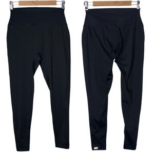 SET ACTIVE Luxform Leggings Black Woman's Size XL 7/8 Length High Waisted